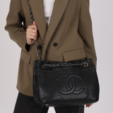 Chanel Timeless Soft Shopping Tote Black Caviar 2011 SHW