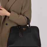 Prada Promenade Bag Black Saffiano Lux