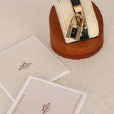 Hermes Gold Noir Kelly Watch 20mm