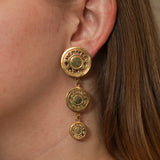 Rare Hermès Triple Clou de Selle Clip-On Earrings