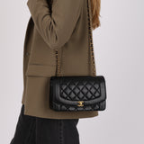 Chanel 1995 Lambskin Medium Diana Flap 24K GP