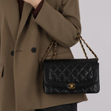 Chanel 1995 Lambskin Medium Diana Flap 24K GP