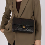 Chanel 1996 Lambskin Diana Frame Flap 24K GP