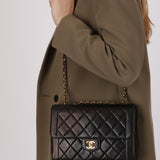 Chanel 1996 Lambskin Diana Frame Flap 24K GP