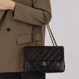 Chanel 1996 Lambskin Diana Frame Flap 24K GP