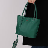 Goyard Green Goyardine Reversible Mini Anjou with Pouch