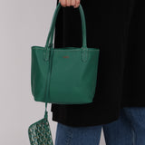 Goyard Green Goyardine Reversible Mini Anjou with Pouch