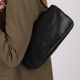 Chanel Studded CC East West Flap Black Lambskin 2008 DSHW