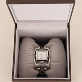 Gucci Signoria Silver Mother of Pearl Horsebit Watch 24mm