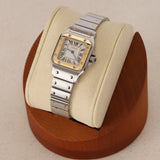 Cartier Stainless Steel and Yellow Gold Santos Garbe Watch 23mm
