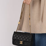 Chanel 2023 Coco Chain Lambskin Square Flap Bag