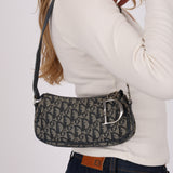 Christian Dior 2004 Navy Diorissimo Charm Pochette