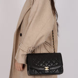 Chanel 1993 Lambskin Medium Diana Flap Bag 24K GP