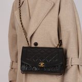 Chanel 1993 Lambskin Medium Diana Flap Bag 24K GP