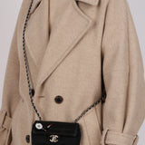 Chanel 2005 Satin Chocolate Bar Lipstick Flap Bag