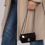 Chanel 2005 Satin Chocolate Bar Lipstick Flap Bag