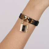 Hermes Gold Noir Kelly Watch 20mm