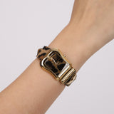 Fendi Leopard Pony Hair Buckle Motif Watch 32mm