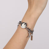 Gucci 300 G Silver Bezel Charms Watch 24mm