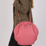 Chanel 2013 Bubblegum Pink Caviar Cocomark Drawstring Tote