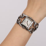Gucci Signoria Silver Mother of Pearl Horsebit Watch 24mm