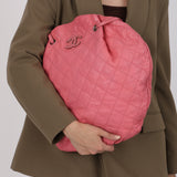 Chanel 2013 Bubblegum Pink Caviar Cocomark Drawstring Tote