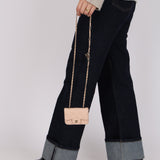 Chanel 2020 Nude Caviar Flap Belt Bag GHW