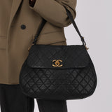 Chanel 2012 Quilted Caviar Country Chic Flap Messenger Bag BGHW