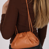 Bottega Veneta Mini Pouch on Strap Camel Lambskin
