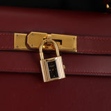 Hermes Gold Noir Kelly Watch 20mm