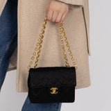 Rare Chanel Satin Bijoux Classic Mini Flap Bag 24K GP