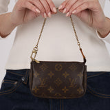 Louis Vuitton Monogram Mini Chain Pochette