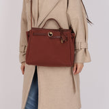 Hermès 2001 Rouge H Toile Officier and Vache Hunter Herbag 31 GHW