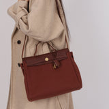 Hermès 2001 Rouge H Toile Officier and Vache Hunter Herbag 31 GHW