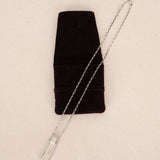 Gucci Sterling Silver G Logo Necklace