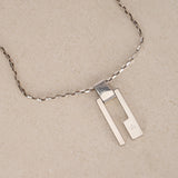 Gucci Sterling Silver G Logo Necklace