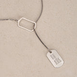 Dior Dog Tag Necklace