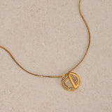 Dior Denim Pendant Necklace