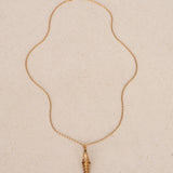 18K Yellow Gold Fish Chain Necklace
