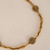 Chanel 1982 Cocomark Chain Medallion Belt 24K GP