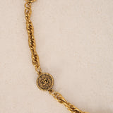 Chanel 1982 Cocomark Chain Medallion Belt 24K GP