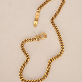 Gucci Curb Chain Gold Belt