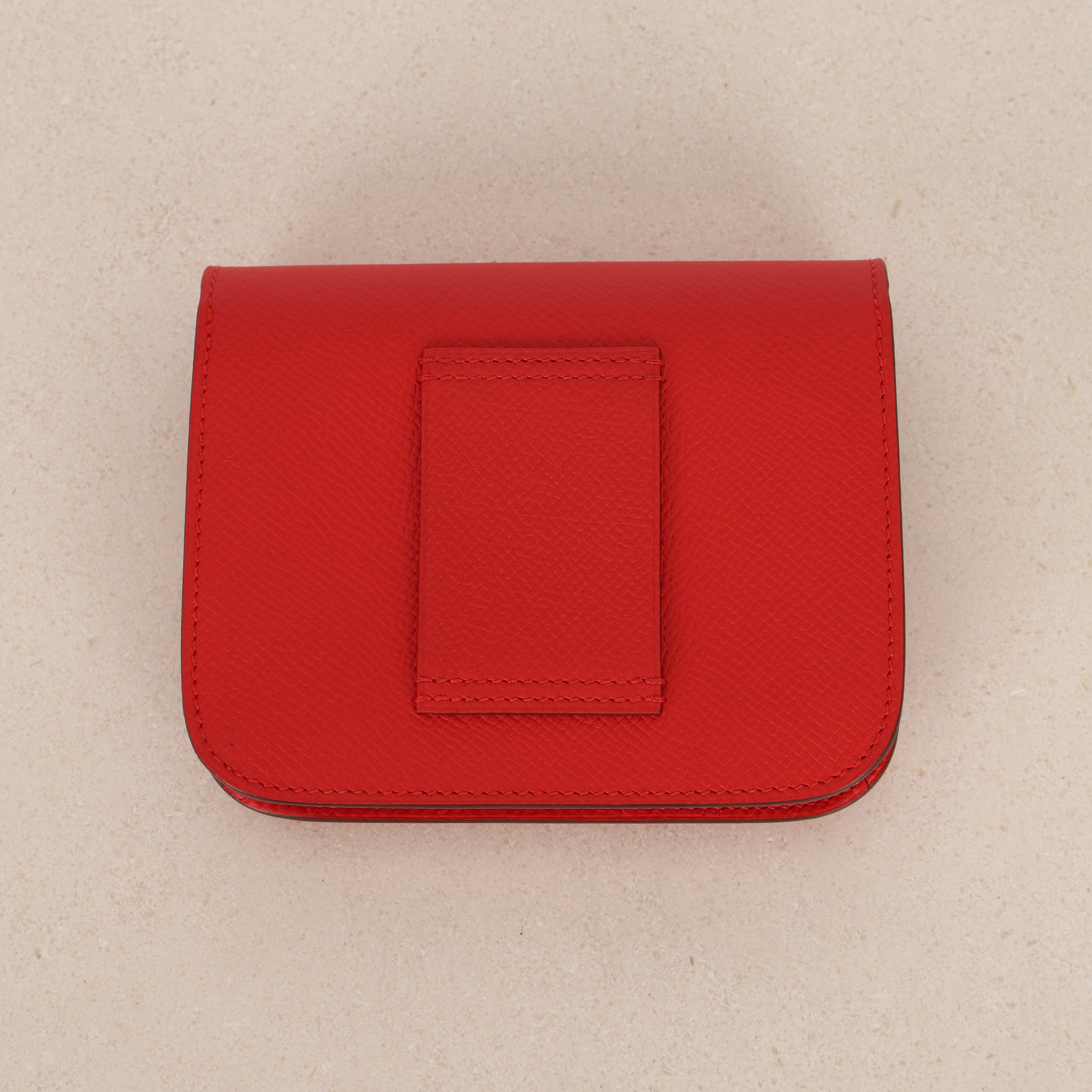 Hermès Constance Slim Wallet Rouge De Coeur Epsom 2021 PHW