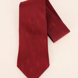 Saint Laurent YSL Embroidered Silk Tie