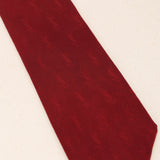 Saint Laurent YSL Embroidered Silk Tie