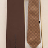 Louis Vuitton Damier Ebene Silk Tie