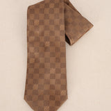 Louis Vuitton Damier Ebene Silk Tie