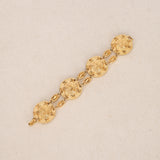 Chanel 1996 CC Lion Gold Bracelet 24K GP