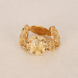 Chanel 1996 CC Lion Gold Bracelet 24K GP