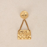 Chanel 2000s Classic Flap Brooch 24K GP
